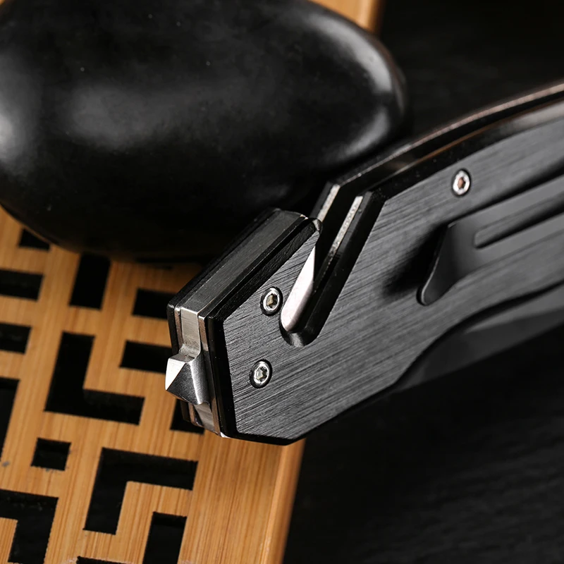 Practical High quality Steel Blade 3Cr13 Outdoor Folding Knife Pocket Knife Wilderness Survival Knife With Aluminum Handle