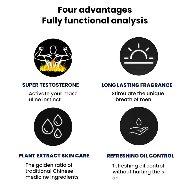 30ml epimedium shower gel odor removing private part cleaning endurance enhancing body lotion for men