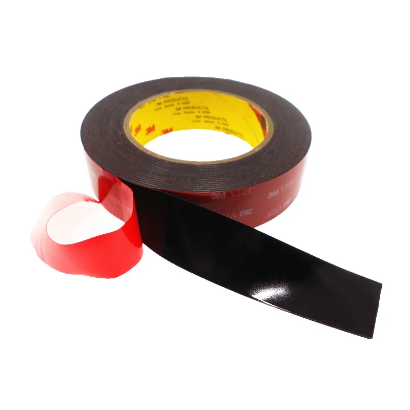 Высокая производительность 3 м 5952 черный VHB клейкие ленты Водонепроницаемый акриловая пена Двусторонняя клейкие ленты Крытый Открытый применение