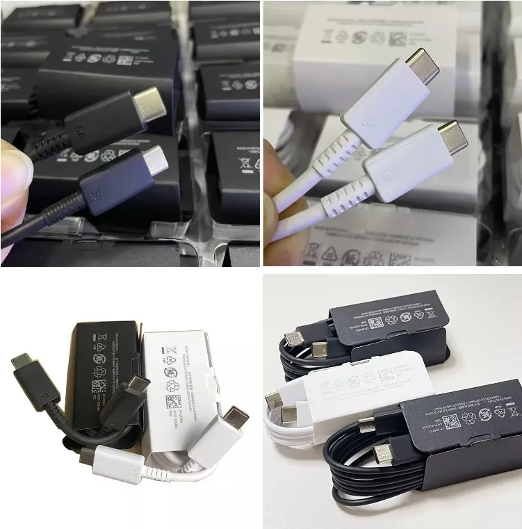 Original 25W PD Charge Kabel Data Link Cord DN970 Mobile Charging cables type C for Samsung Galaxy  S22 S21S20 Note 20 Note 10