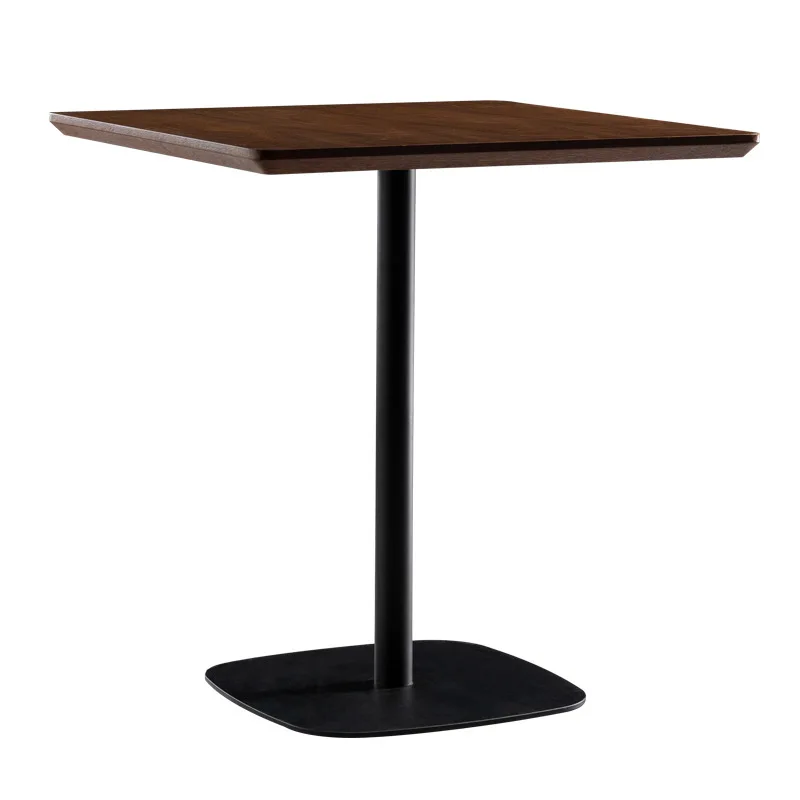 Современный минималистичный дизайн ресепшн обеденная стойка кафе предмет маленький квадратный обеденный стол