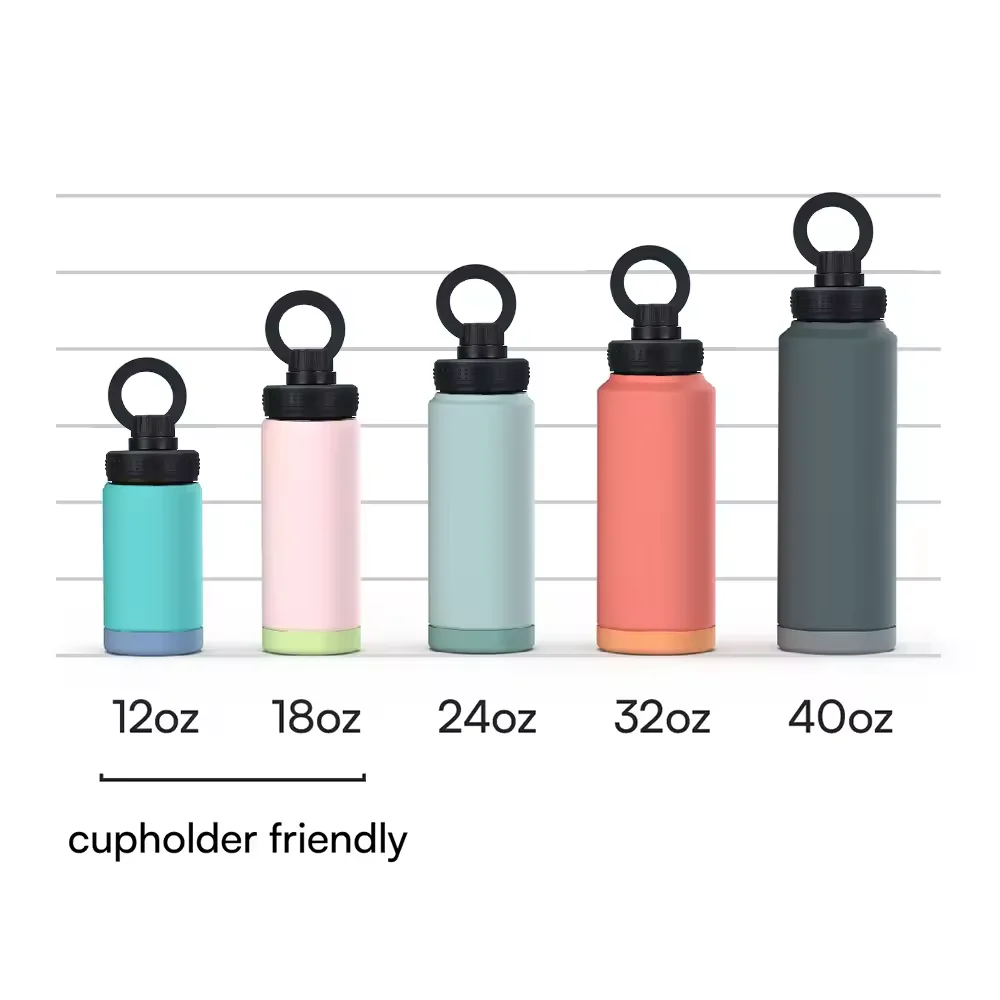 Custom BPA Free Sport Bottle Drinking Jug Water Bottle with Magnetic Cell Phone Holder