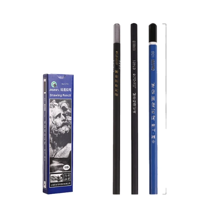 Maries charcoal pencil artist drawing pencil professional 2H HB B 2B 3B 4B 5B 6B 8B 10B 12B  C7401