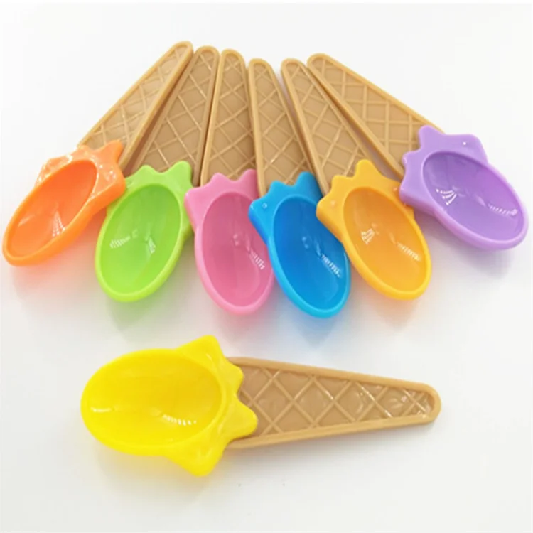 Factory hot sale Double Layer Reusable Plasticice Cream Kids Bowl With Spoon