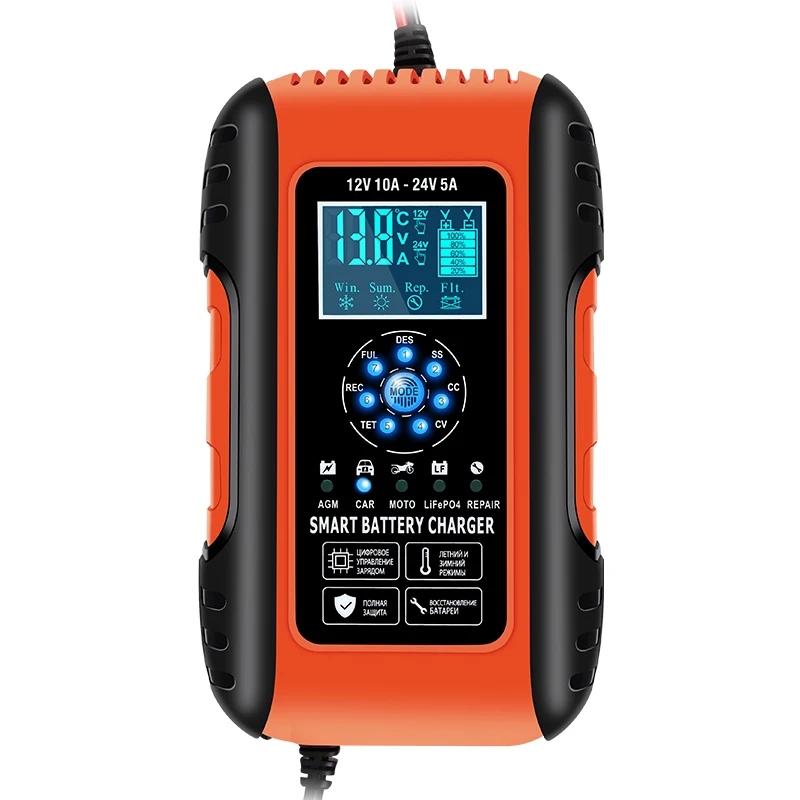 Hot sale products new promotional 12V 10A 24V 5A battery pedal Motorcycle battery charger  Lead acid battery charger