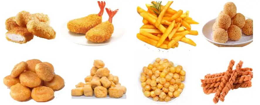 Automatic discharge deep fryer industrial snack food frying machine for sweet potato chips chin chin