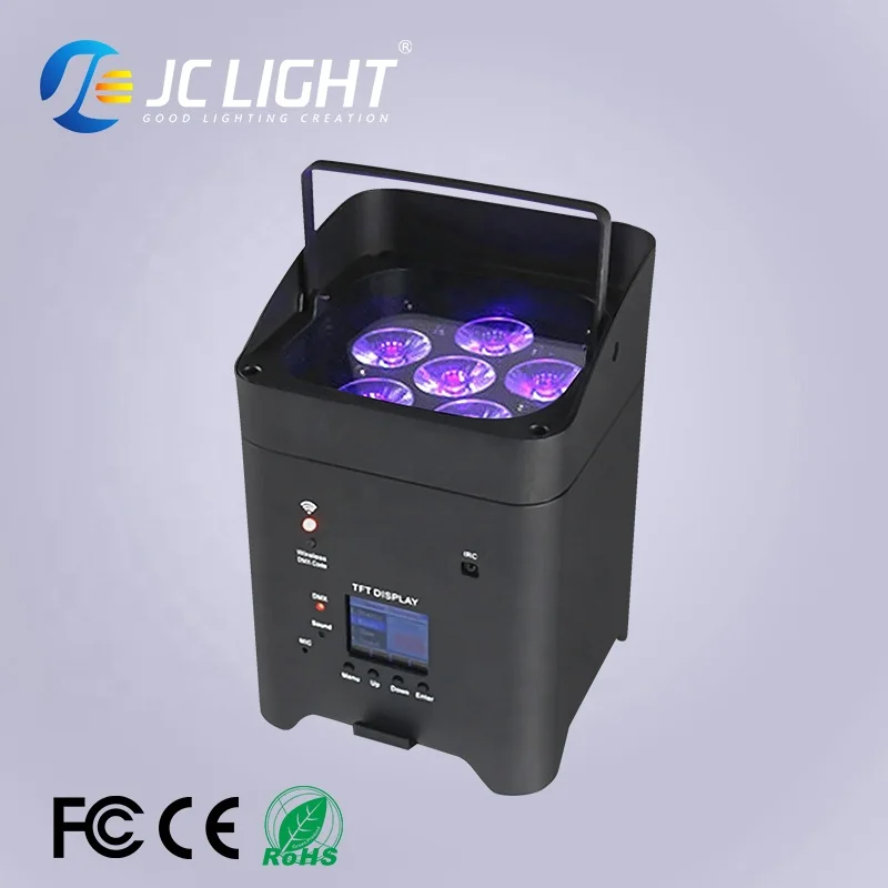 6in1 6x18w Wifi Wireless Dmx Led Par 18w Led Wireless Par Can Stage Lights