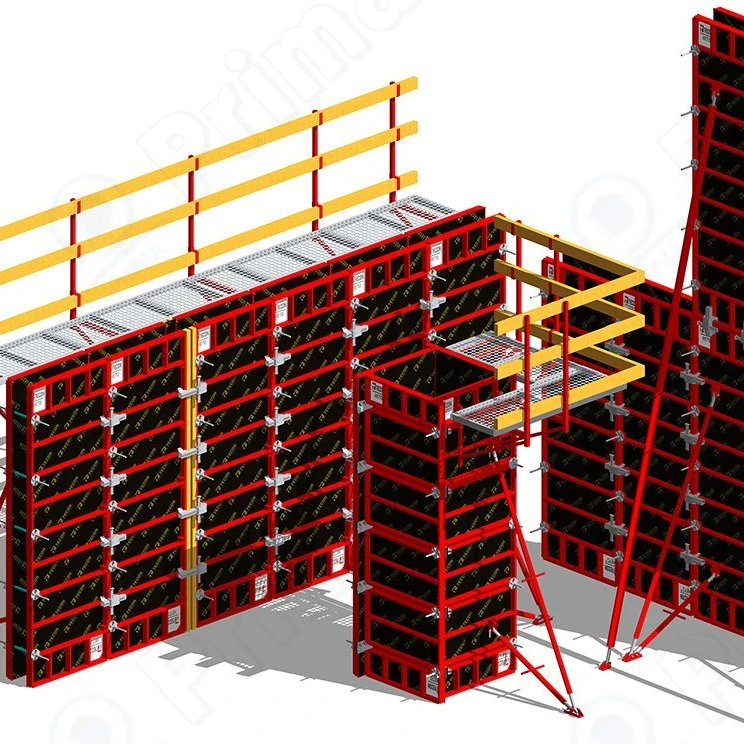 permanent profiled steel slab wall column concrete formwork plate shutter panel for construction