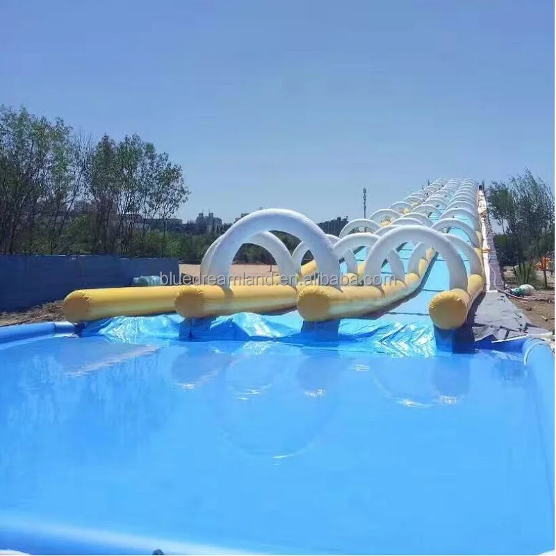 Коммерческие надувные водные горки и для детей взрослых PVC1000ft