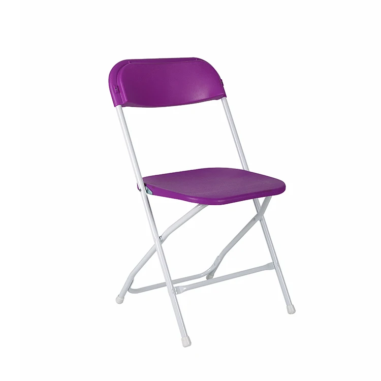  Cheap Wholesale Outdoor Garden White/black Use Plastic Folding Chair For Parties Wedding