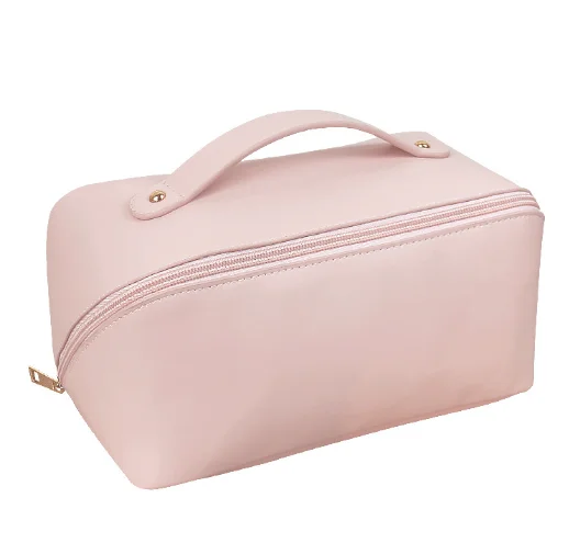 Женская водонепроницаемая вместительная косметичка из искусственной кожи индивидуальный портативный бокс для косметики поднос хранения