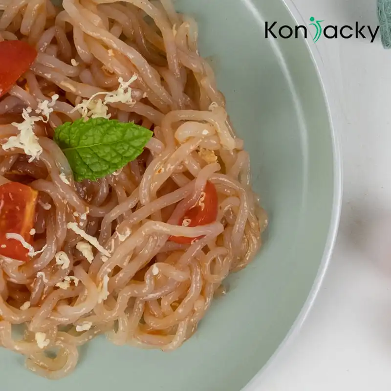 Низкие калории Konnyaku Konjac лапша для потери веса от Konjac Glucomannan порошок