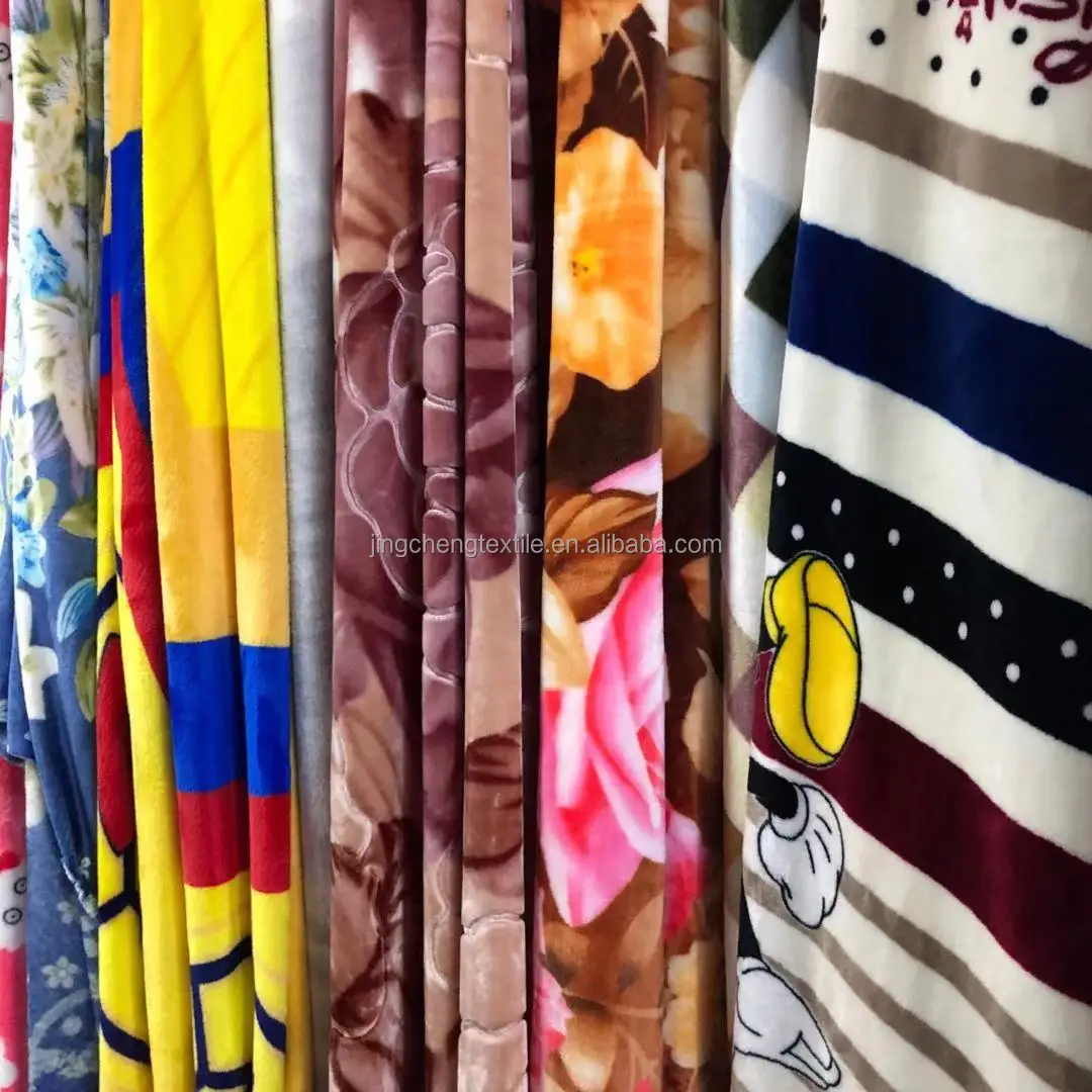 3D new design flannel fleece fabric cutting fabric and backside printing 320 gsm china flannel blanket