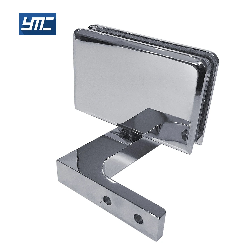 bathroom foldable gate door floor heavy duty metal brass plated light 360 degree hinge glasses