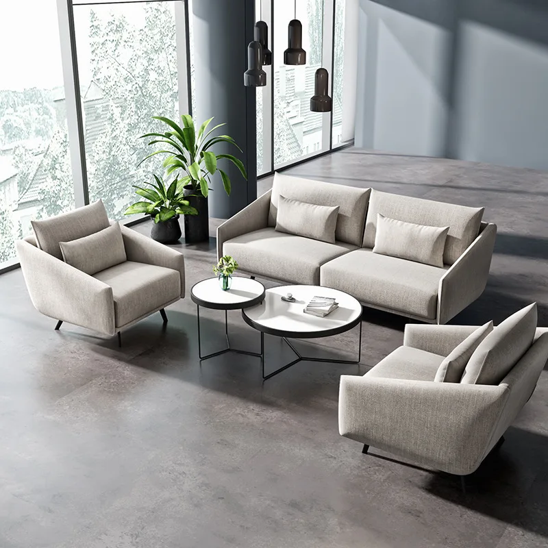 Contemporary Office Sofa Newest Design Office Furniture Waiting Room Sofa Reception Sofa Set Leisure Style