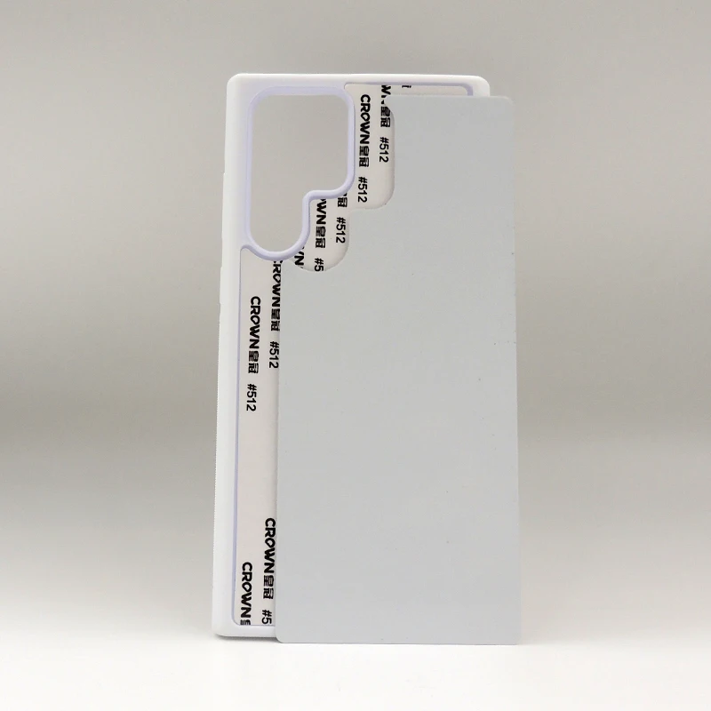 New arrive Soft TPU+PC 2D Blank Sublimation mobile phone case for samsung galaxy S22 ultra with Aluminum sheet