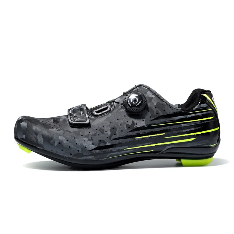 New cycling shoes outdoor light and comfortable shock-absorbing road bike lock shoes