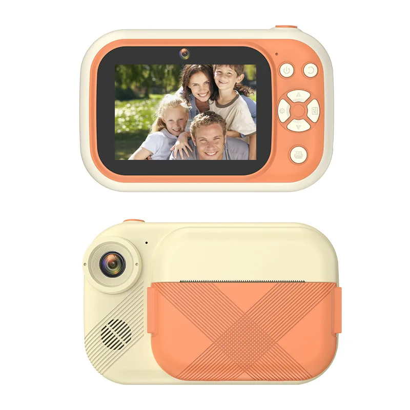 1080P Full HD Mini Photo Digital Camera, Instant Print Kids Selfie Video Camera for Kids Birthday Christmas Perfect Gift