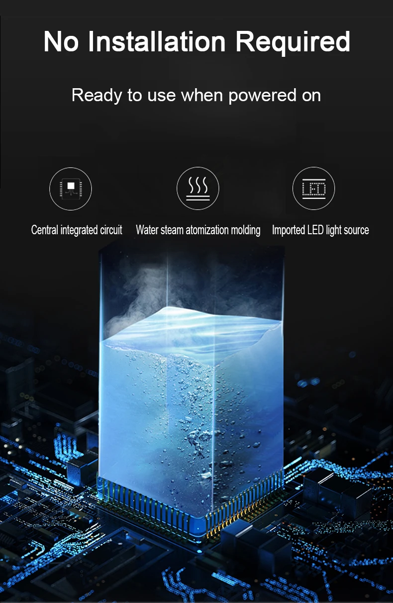 High Quality Decorative Atomizing 3D Fog Vapor Electric