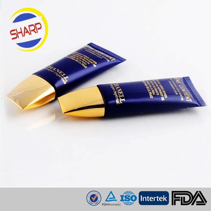 Professional Custom Flat PE Plastic Tube Packaging For Cosmetic Packaging