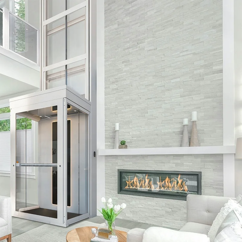 Modern Passenger Elevator for Residential & Hotel Use Safe with Private AC & Hydraulic Drives Floors 2-5 for Villas