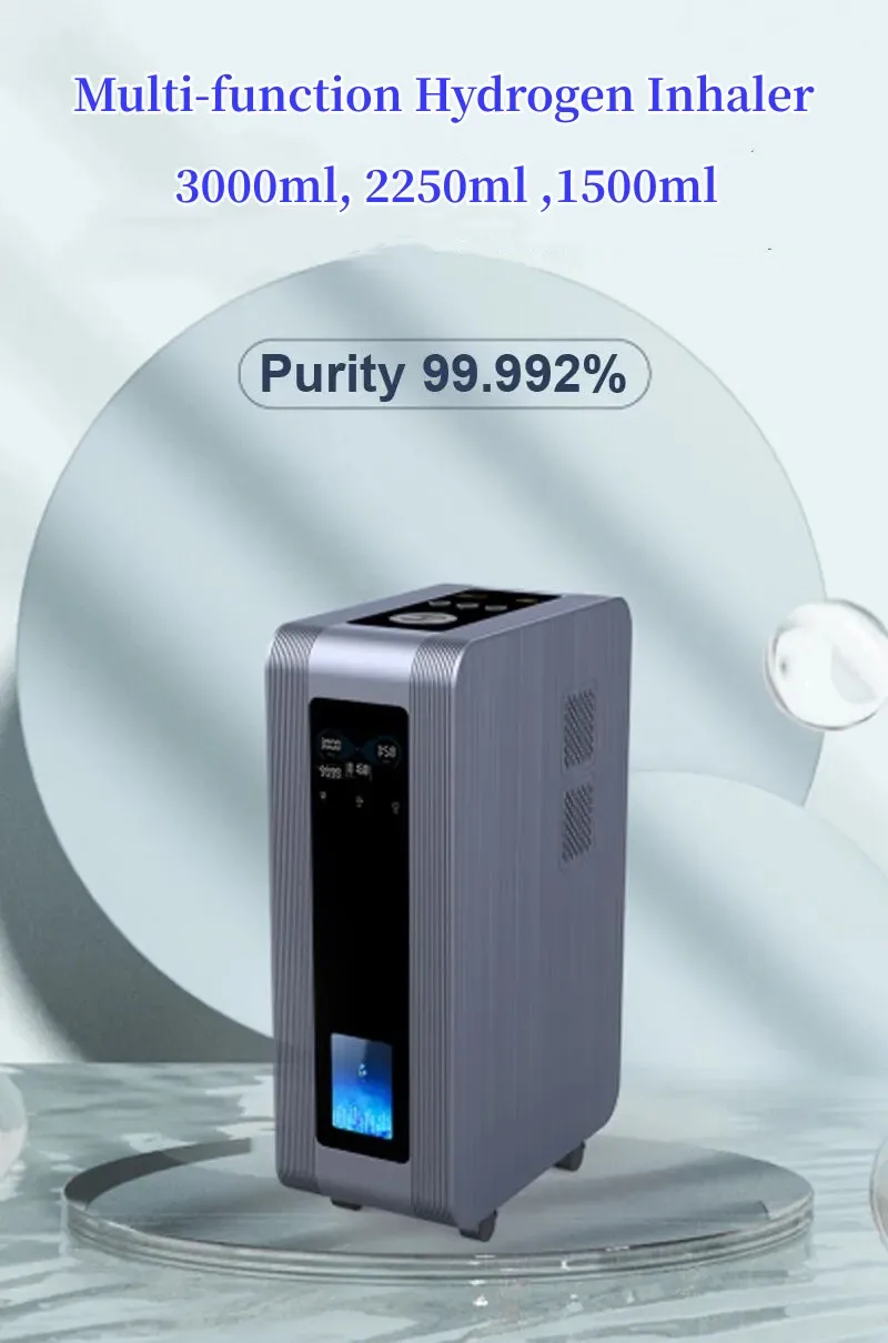 Factory Whole Sale Home Use Health Care Hydrogen Inhalation  SPE PEM Pure Water Electrolysis Multi-function  Hydrogen Generator