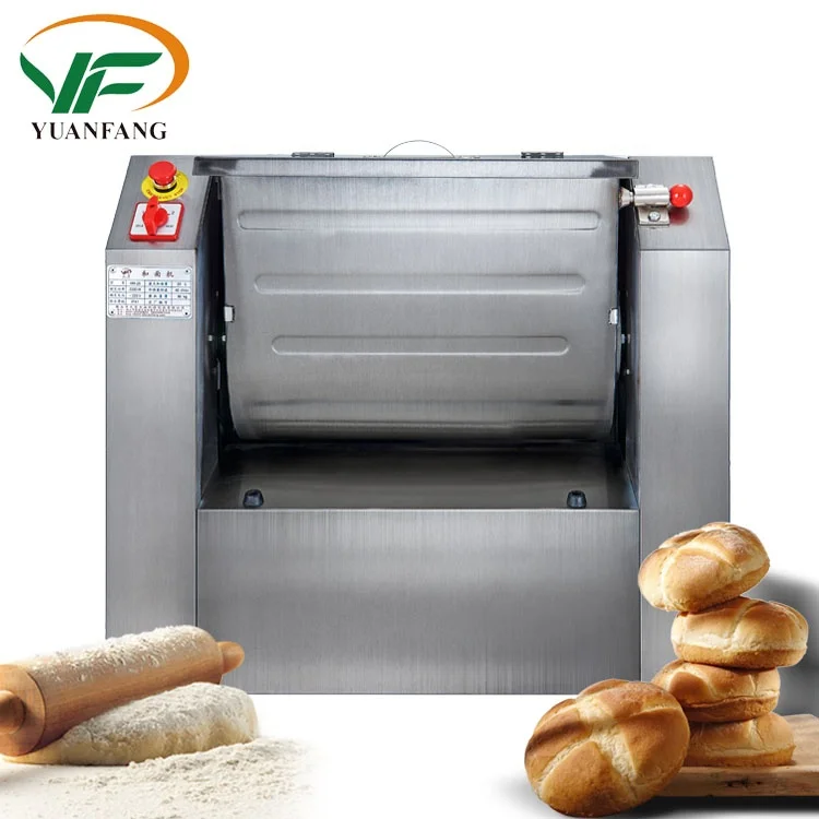 15KG luxury horizontal  bread dough mixer machine commercial pizza dough maker flour mixer industrial dough kneader