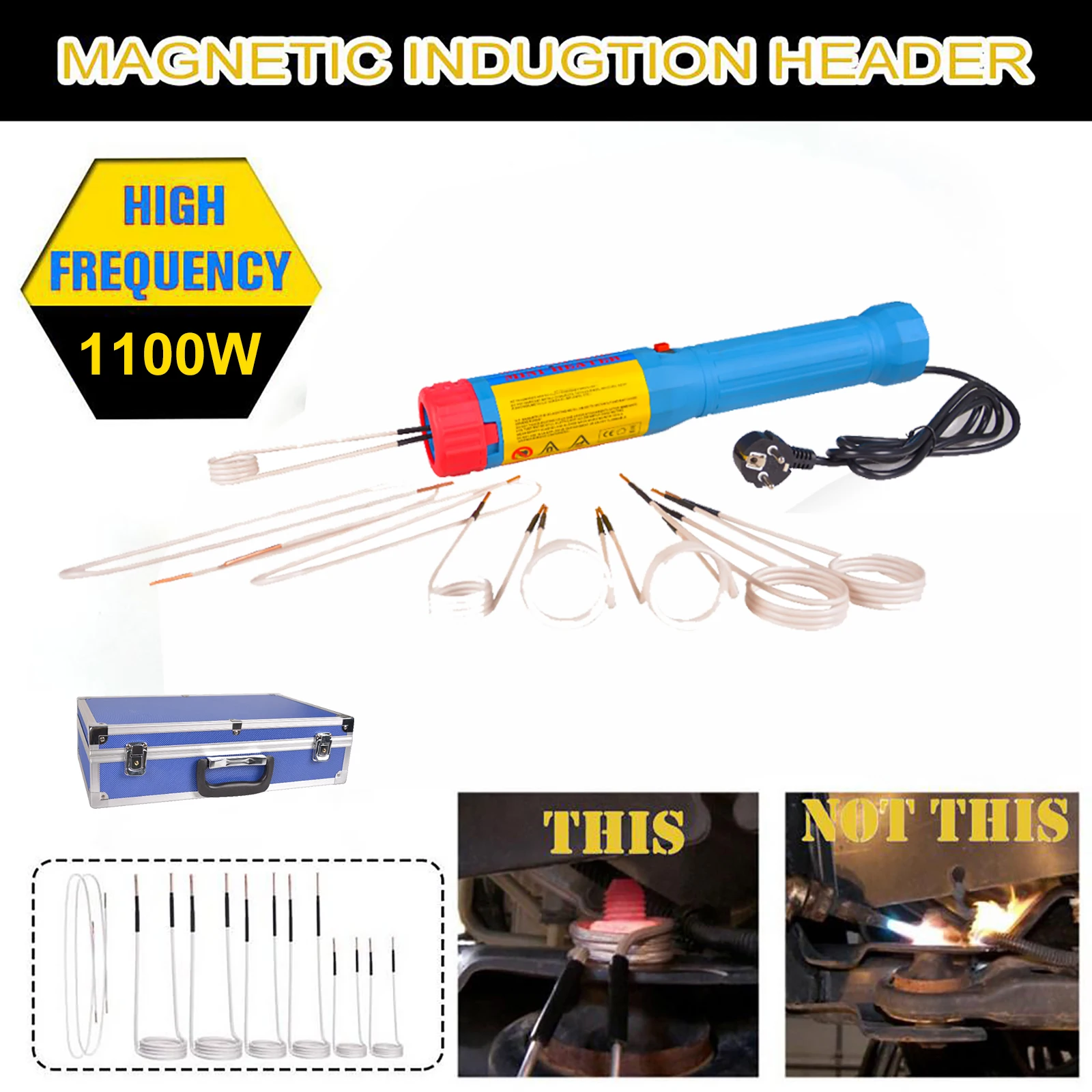 TOPEI New Mini Induction Heater Industrial Heat  for Loosening Old Rusty Fasteners for Automotive Repairs