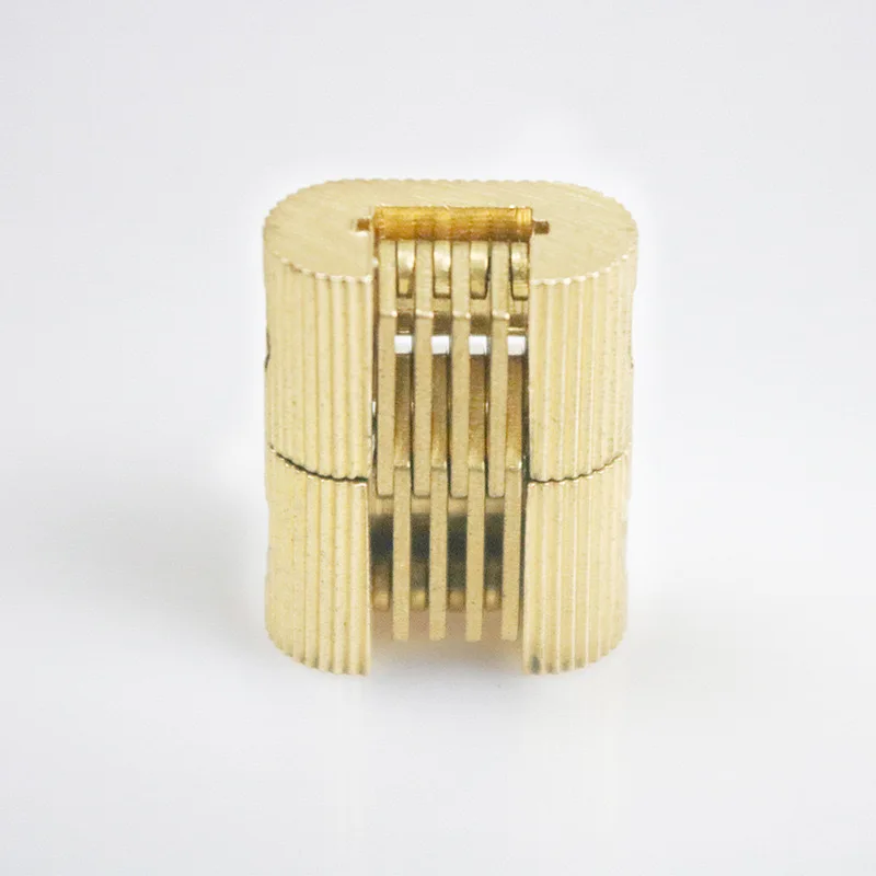 One character concealed hinge gift box door & window copper cylinder concealed hinge water bucket  pure copper concealed hinge