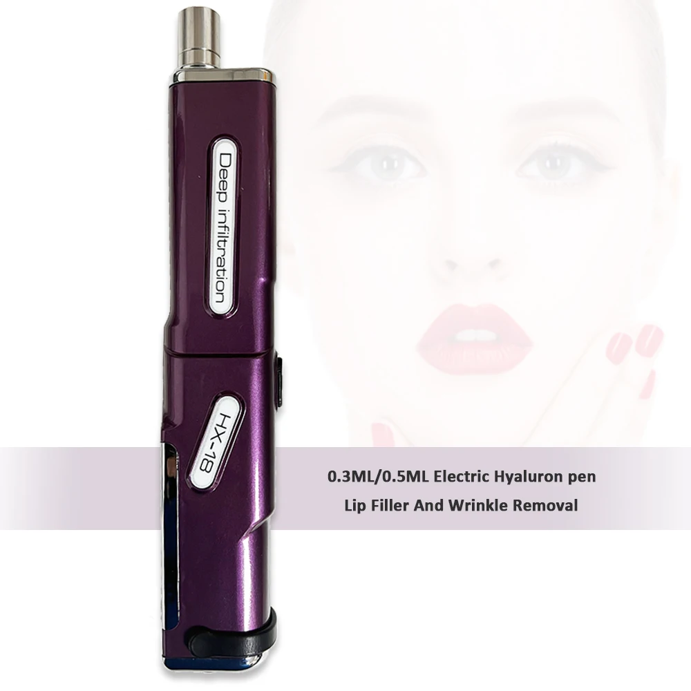 Personal meso injector for wrinkle removal device 0.3ml and 0.5ml fill lip professional skin care pen