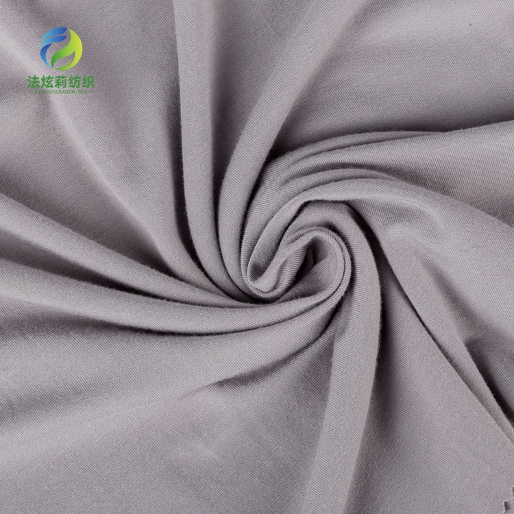
Hot Sale antistatic organic bamboo fabric Micro 40S 92% Bamboo 8% Spandex Stretch Bamboo Fabric For Underpants 