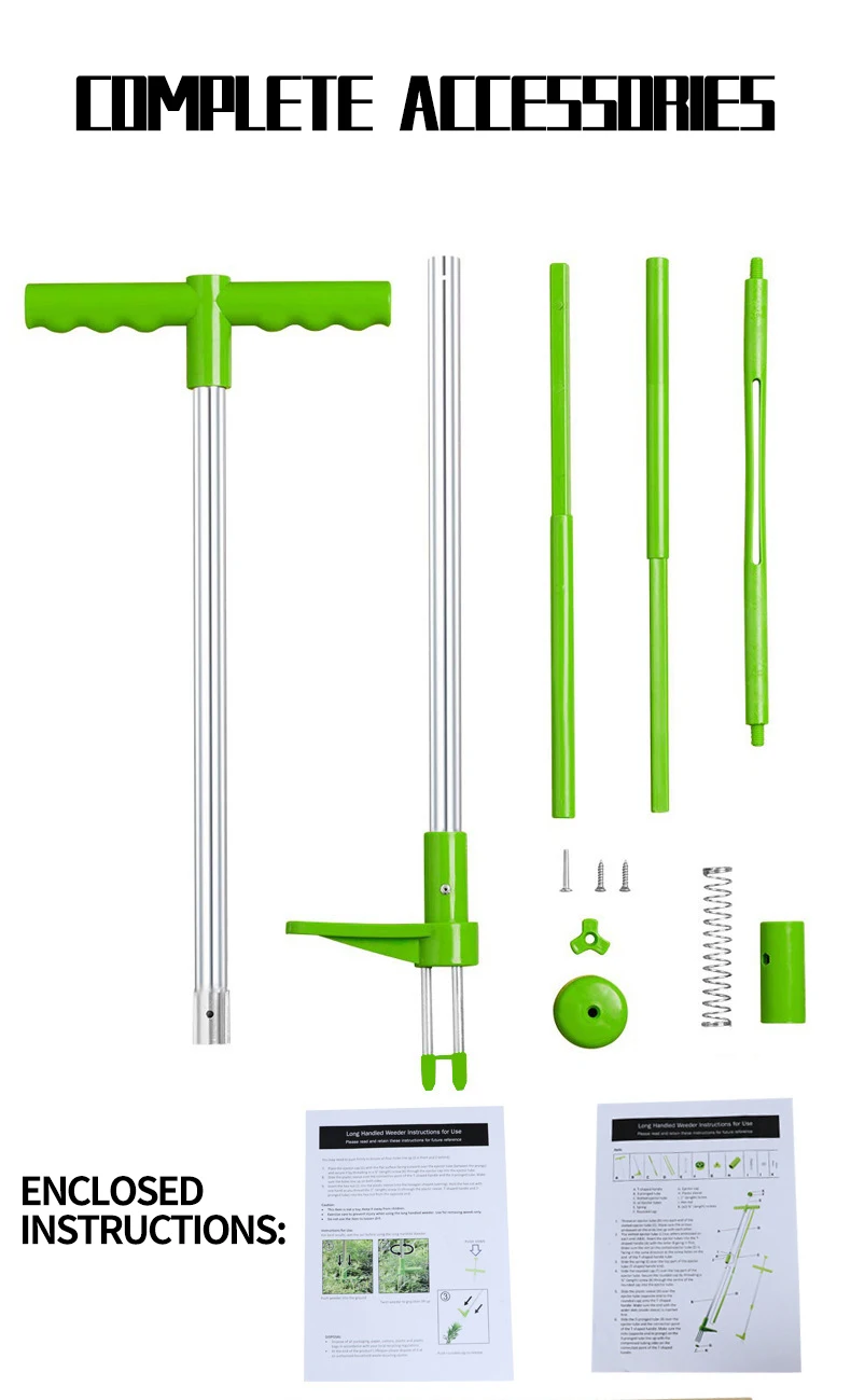 Stand Up Transplanting Digging Tool Weed Puller Garden Hand Weeder Weed Remover