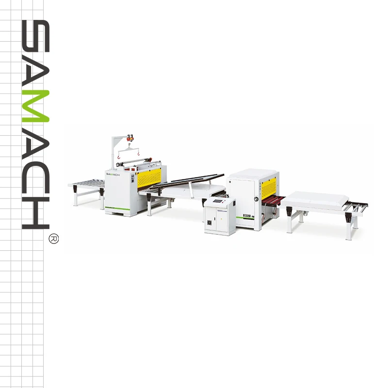 SAMACH PUR Laminate Line Machine Wood Panel PVC PUR PET Laminating Production Line