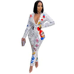 MT233-6042  Women Long Trench Coat and pants set Blazer Suit Women Cloak Floral Long tops and trousers Woman Suits Plus size 3X