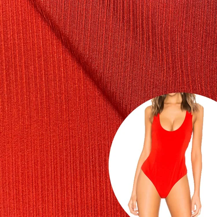 tricot 81 polyamide 19 spandex beachwear high quality textured swimwear fabric