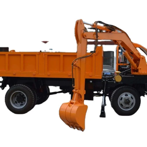 Копать сельскохозяйственных транспортных средств с автомобилем установленная тележкой экскаватор для фермы