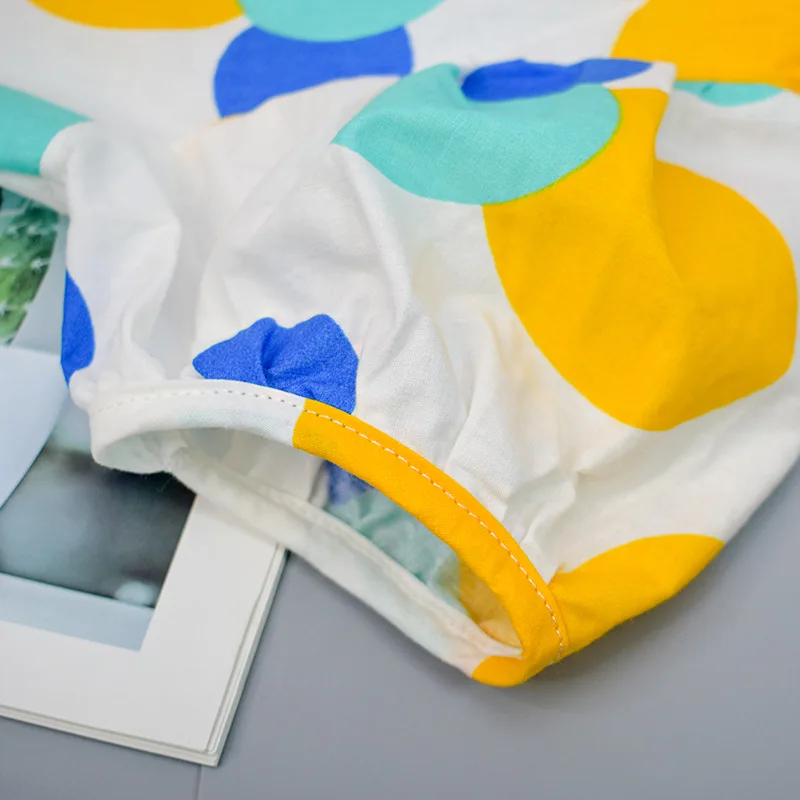 
New summer puff sleeve dot pattern baby girl party dress 