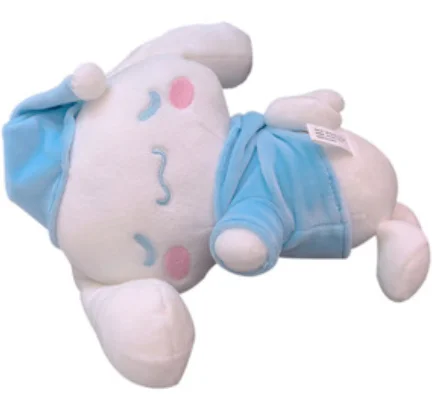 YIWU AULLAN High Quality Low Price Shopping Mall Doll Machine Pure White Plush Sleeping Cinnamoroll Melody Doll