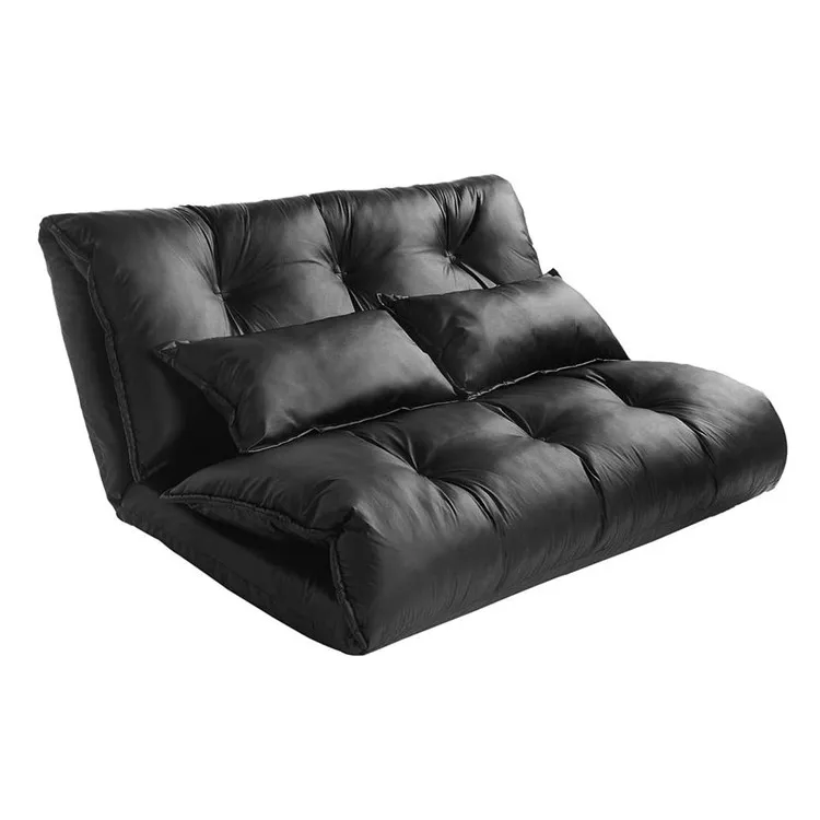 Factory Sale Foldable Floor adjustable Recliner Soft Folding Chaise Lounge Sofa Chair Couch  Sleeper fabric Convertible sofa bed