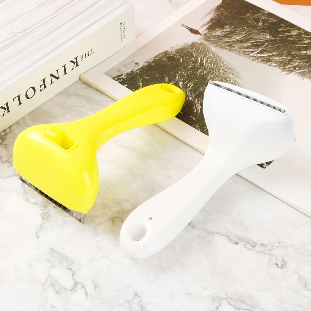 Amazon Hot Sale Adjustable Pet Brush Dog Cat Blade Comb Multifunctional Pet Hair Remover
