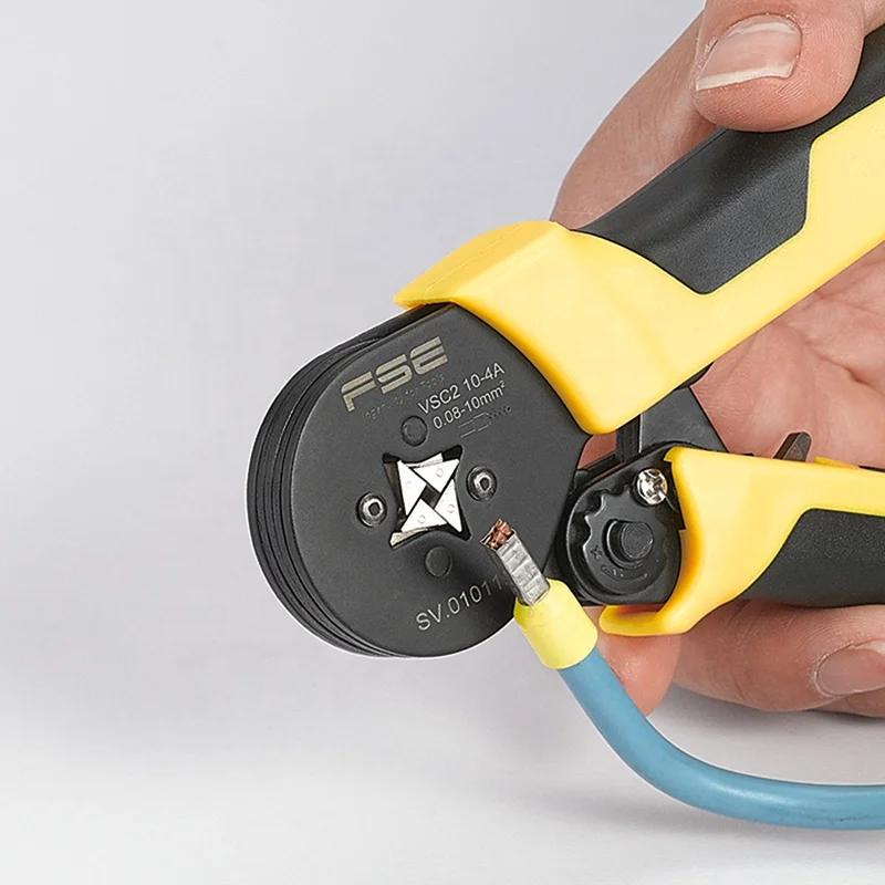 VSC2 10-4A high quality hand insulated terminal crimping pliers Mini-type Self-adjustable  Crimping Plier, 0.08-10mm2