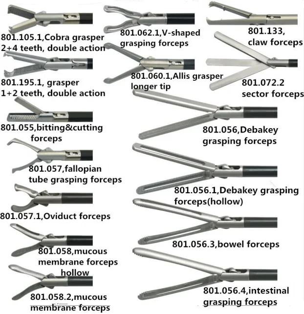 5mm biopsy forceps Laparoscopic surgical instrument Maryland clamp
