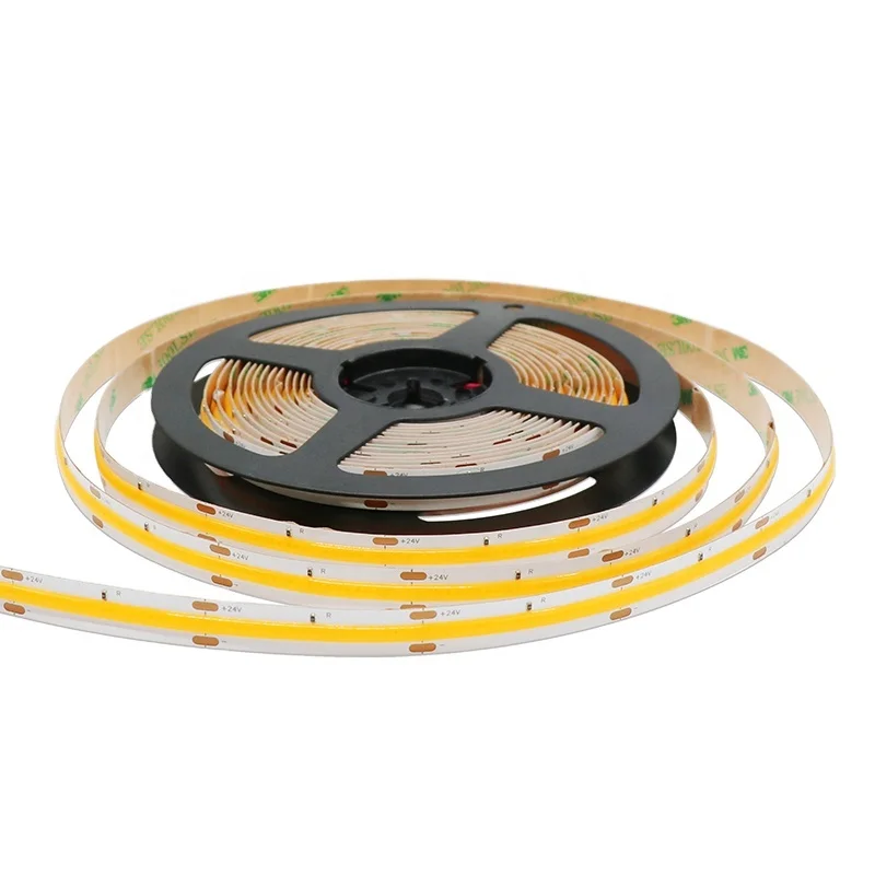 DC24V/12V aluminum profile led strip light 480 LEDs/m 8mm PCB width