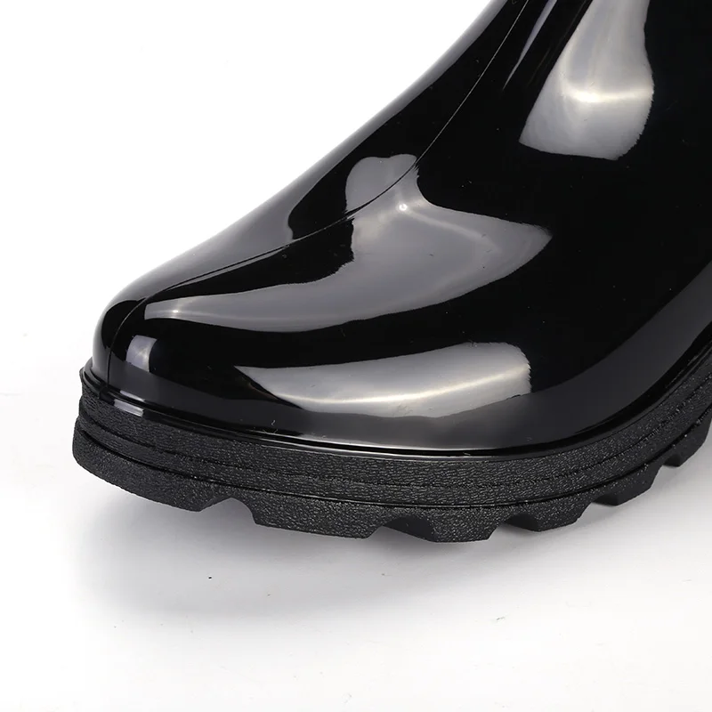 Black Boots For Women Ankle Booties Stretch Knit Patchwork Fashion Chelsea Design