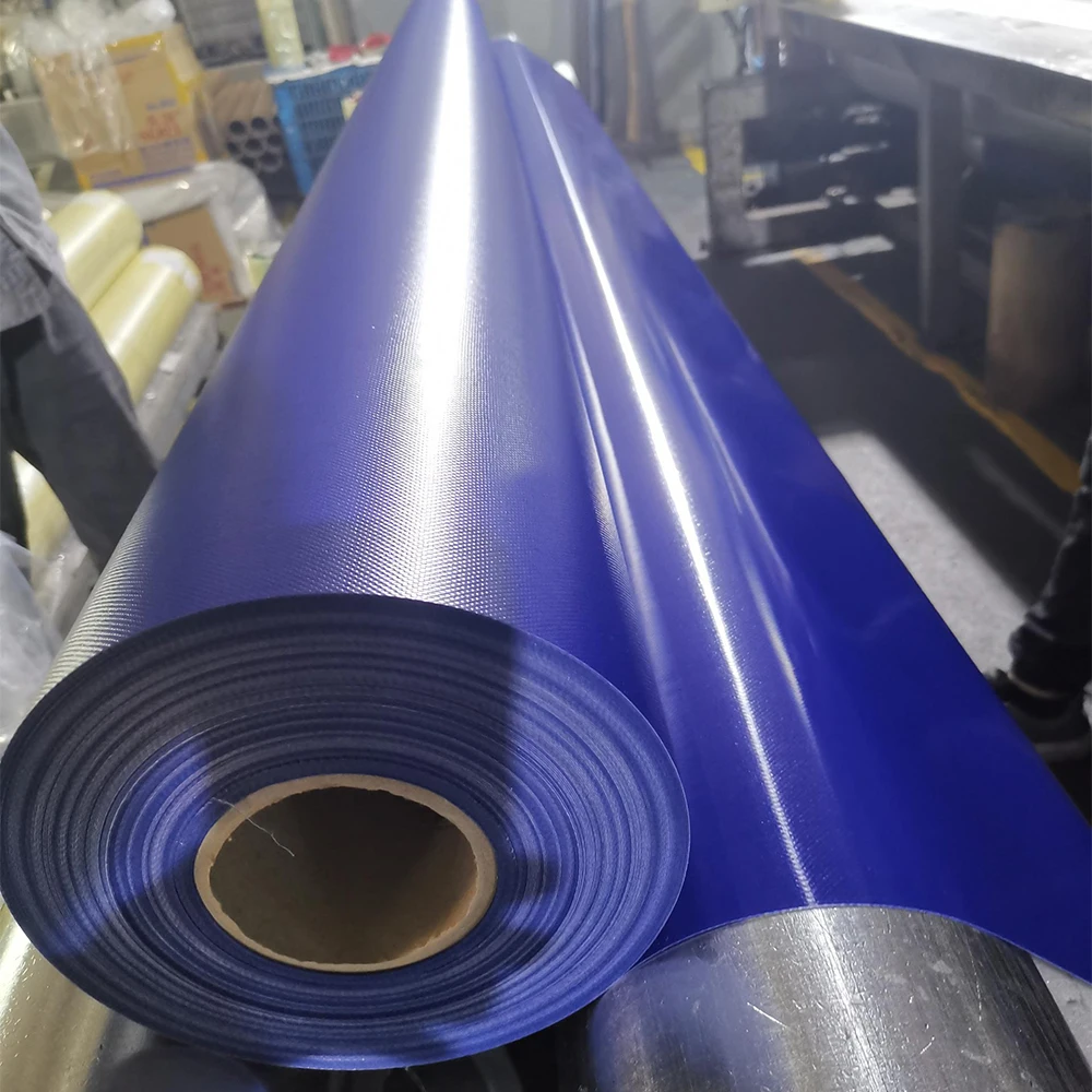 Unisign 1000D 650gsm синий цвет ПВХ виниловые брезенты водонепроницаемый брезент рулон для палатки крышка