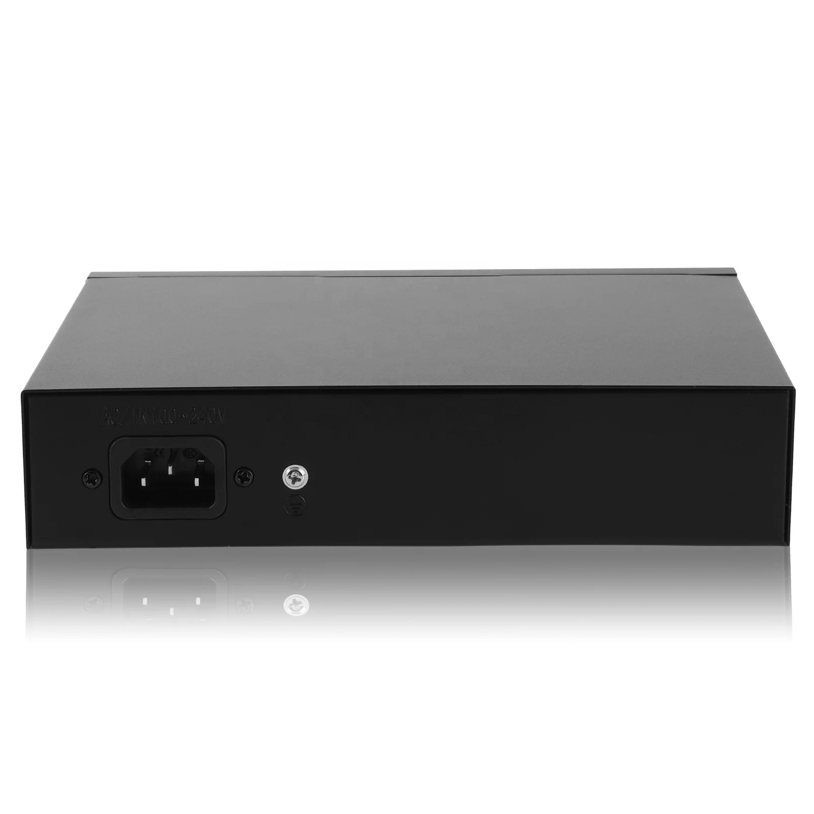 4 100Mbps +2  250m Distance Desktop Ethernet Switch AI Port Restart 75W Power Supply Adapter Max 30W Output PoE Switch