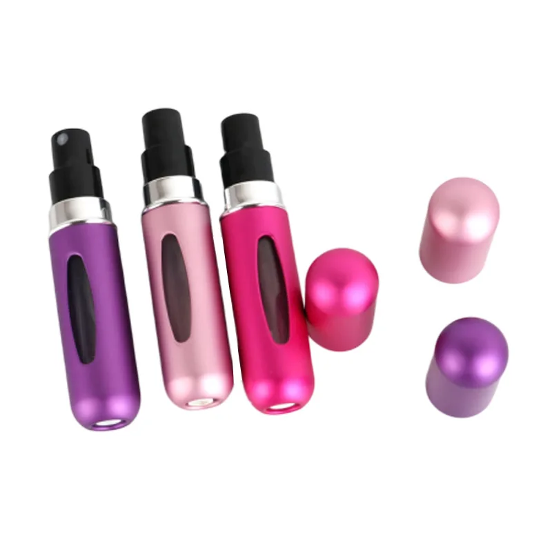 Cosmetic Packaging 5ml Portable Perfume Spray Bottle Small Refillable Perfume Bottles Travelling Perfume Atomizer Bottle
