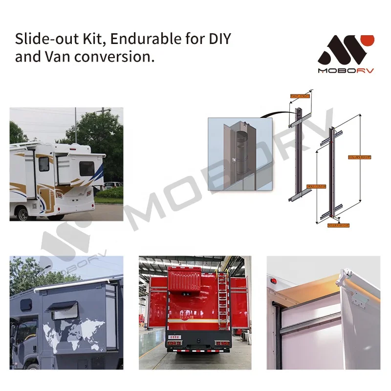 2025 MOBORV Lippert RV Slide out system for Class B Motorhome part electric mechanism system for camping car camper