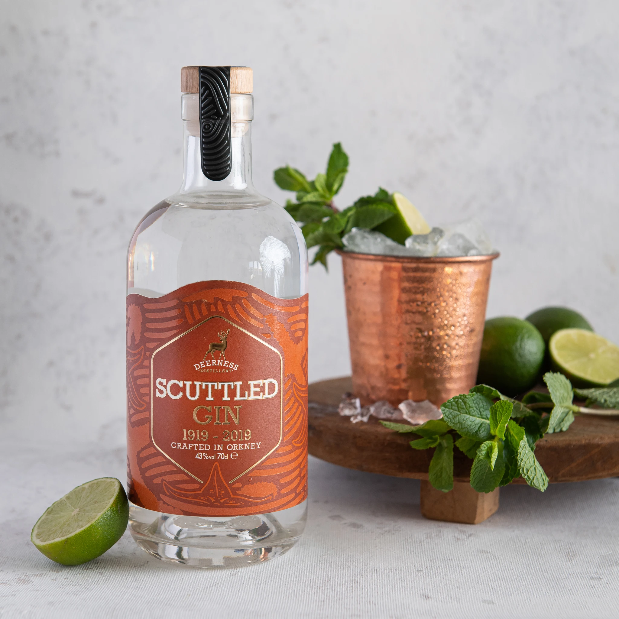 Multi Award Winning London Dry Gin Premium Scuttled 70CL Bottle Bulk 700ml Scotland UK Gin Wholesale Juniper tarragon cassia