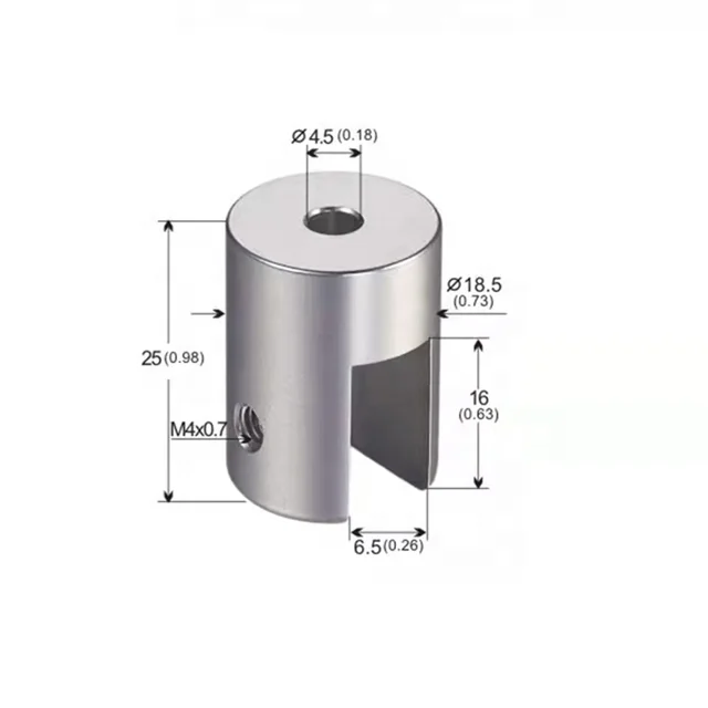 Aluminum bidirectional wire locking device Copper zinc alloy 8 bidirectional 3mm wire clamping device steel rope hanging lamp